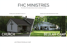 Tablet Screenshot of fhcministries.com